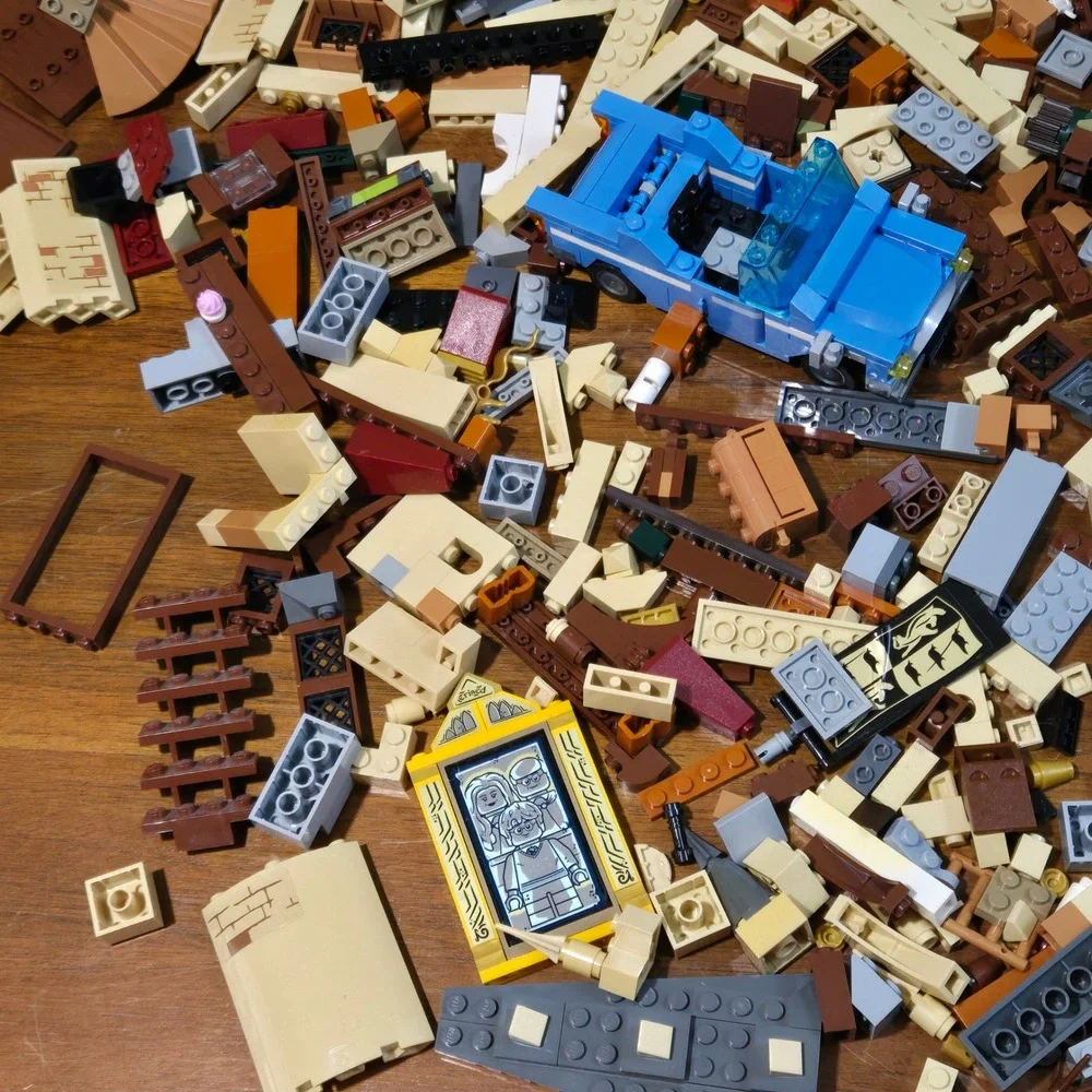 LEGO Harry Potter 3+ lb Parts Lot Partial Sets Ford Anglia Castle Pieces